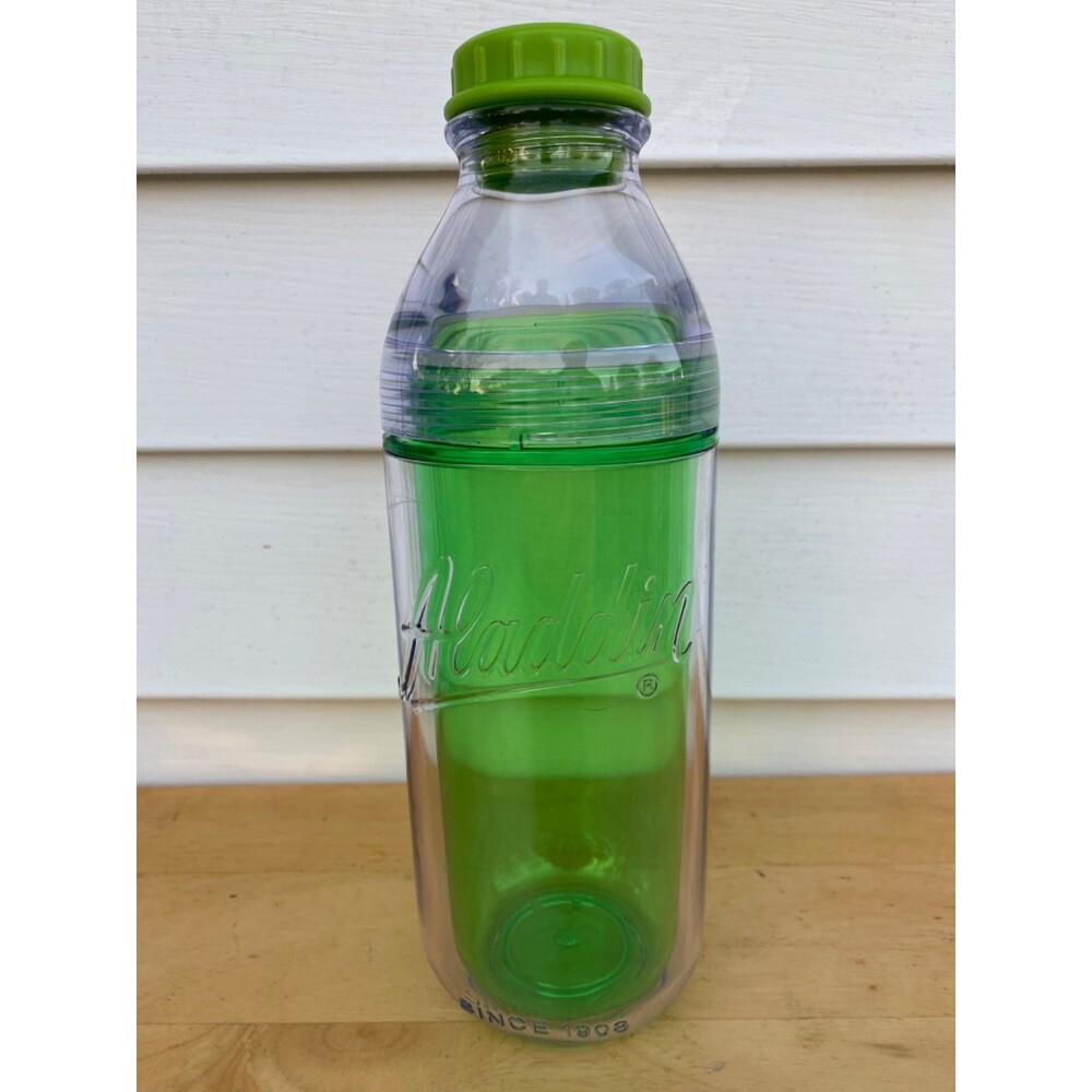 Aladdin 2 Way Lid Milk  Bottle Water Tumbler With Lid No Straw 20oz